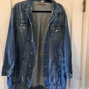 Oversized demin jacket